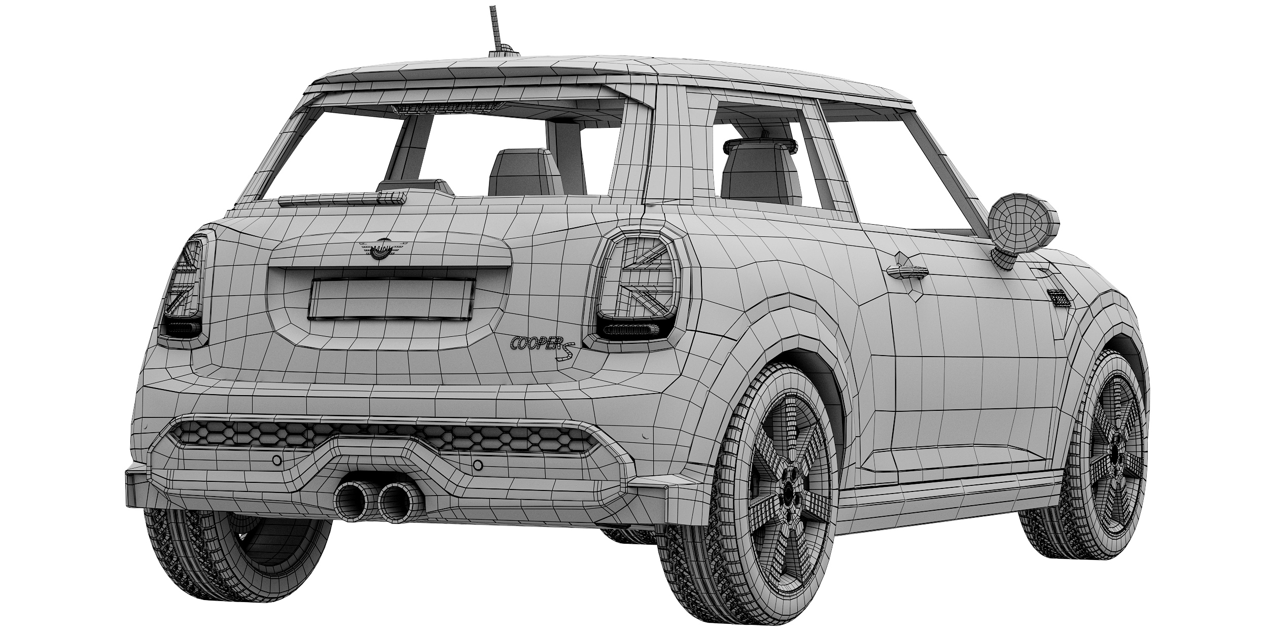 Mini Cooper S 3-door 2022 - Buy Royalty Free 3D model by SQUIR3D (@SQUIR3D)  [023023e]