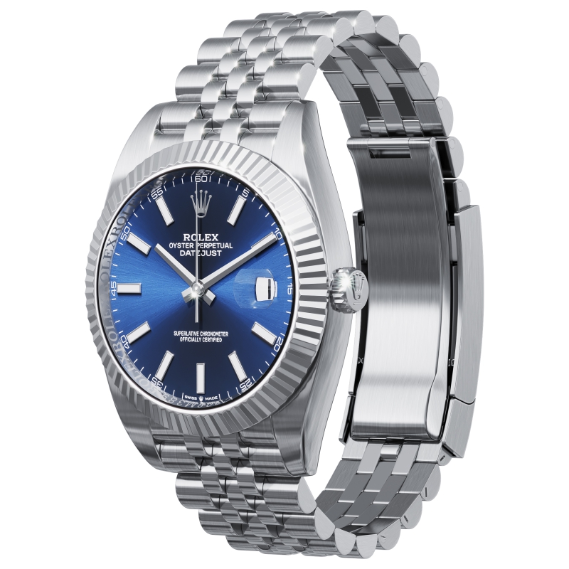 Photo Rolex Datejust 41 blue