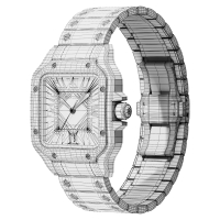 Photo Cartier Santos De Cartier Watch CRWSSA0018 9