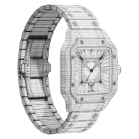 Photo Cartier Santos De Cartier Watch CRWGSA0029 7