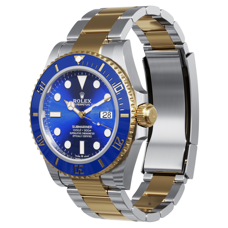 Photo Rolex Submariner Date blue