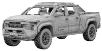 Photo Toyota Tacoma Trailhunter 2024 14